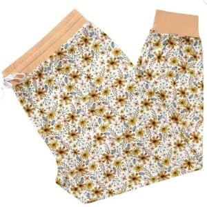 The Sleepy Sloth Bamboo Tangerine Fling Women’s XL Jogger Pajama Pants NWT